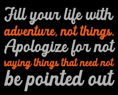 Adventure Script font