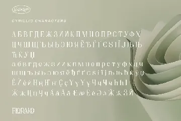 Florako font