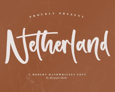 Netherland Modern Handwritten Font
