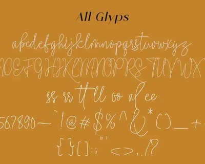 Ramsey Signature font