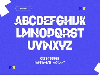 Menake Wolvirun Modern Futuristic Sans Serif Font