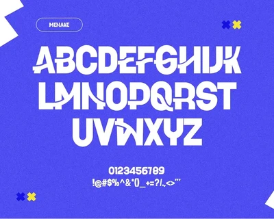 Menake Wolvirun Modern Futuristic Sans Serif Font