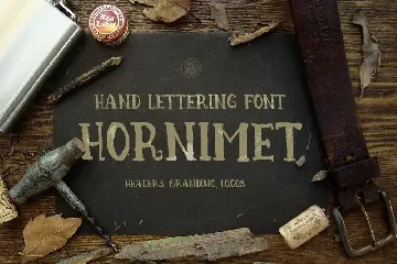 Hornimet font