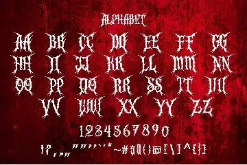 Artcemos Horror Metal Font