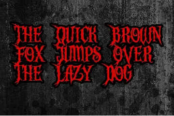 Artcemos Horror Metal Font