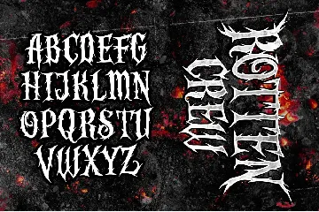 Artcemos Horror Metal Font