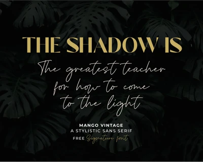 Mango Vintage font