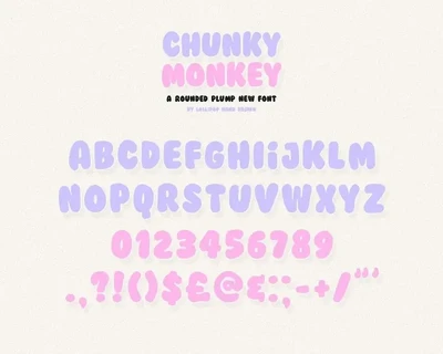 Chunky Monkey Font