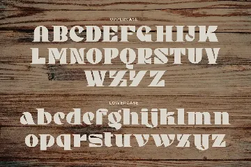 Warlock Display Vintage font