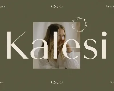 Kalesi - Elegant Sans Serif font