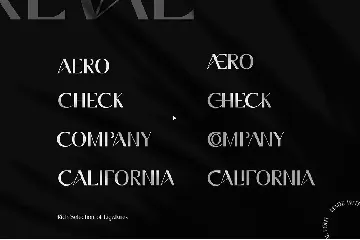 Reval - Modern Ligature Font