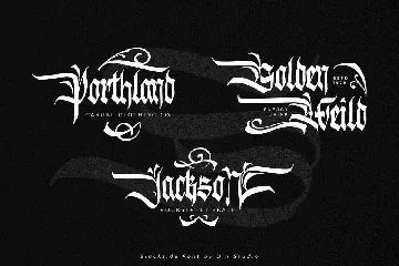 Blackside-Blackletter Font