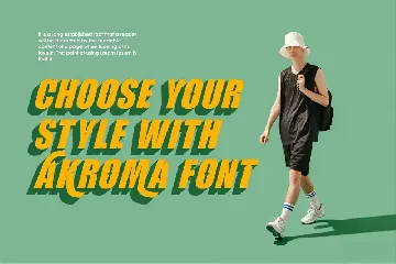 Akroma | 3d Font