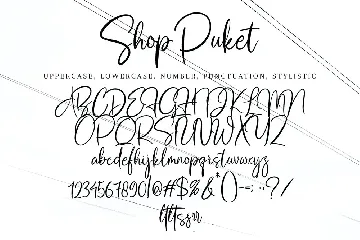 Shop Puket font