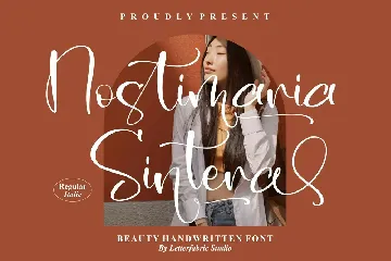 Nostimaria Sintera Beauty Handwritten Font