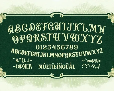 AMR Rotten Banquet font