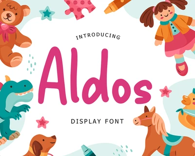 Aldos Display Font