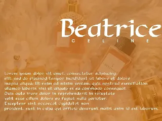 Beatrice Celine - Serif Font