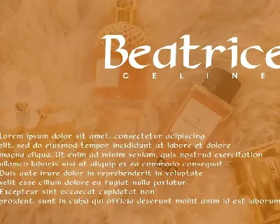 Beatrice Celine - Serif Font