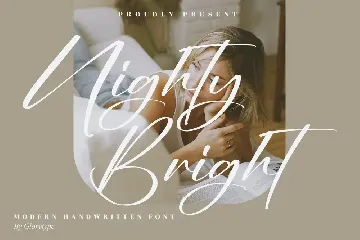 Nighty Bright Modern Handwritten Font