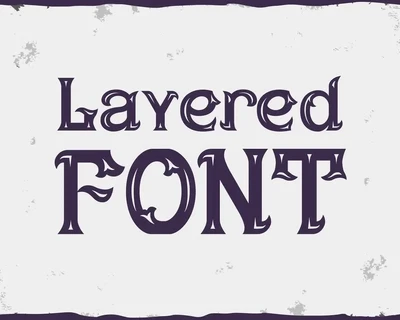 Fire Needle - Tattoo Salon Label Font