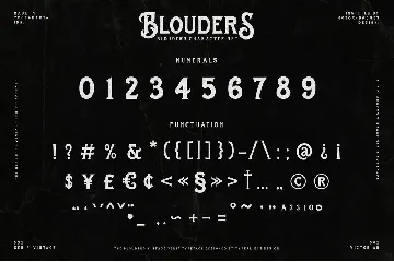 OKA - Blouders font