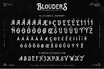 OKA - Blouders font