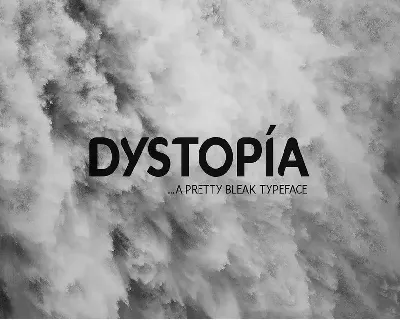 Dystopia Typeface font