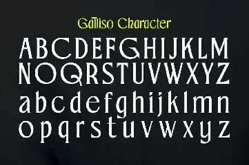 Galliso font