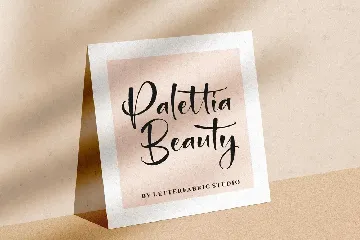 Palettia Beauty Handwritten Font