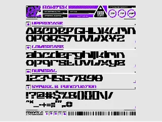 RAKITEK - Futuristic Cyberpunk Display Font