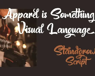 Standgrow - Script Font