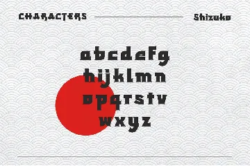 Shizuko - Modern Japanese Display font