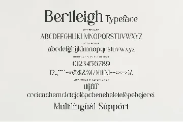 Berlleigh Beautifull - Stylish Font Duo