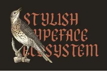 NCL FEGAKINES - Unique Stylish Blackletter font