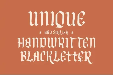 NCL FEGAKINES - Unique Stylish Blackletter font