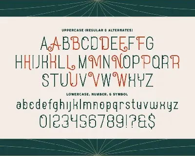 Monire - Creative Vintage Font