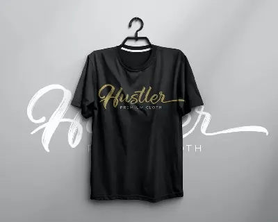 Hustler Brush font