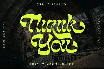 Holy Wisdom font