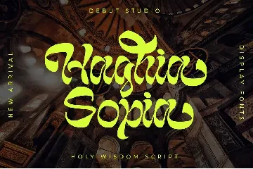 Holy Wisdom font