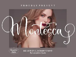 Montesca Beautiful Script Font