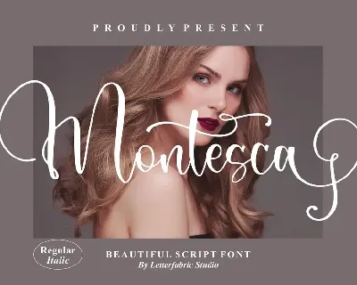 Montesca Beautiful Script Font