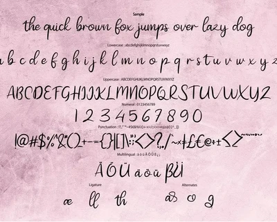 Glatefa | Modern Script Font