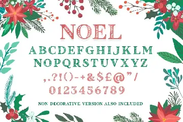 Noel Decorative Font