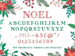 Noel Decorative Font