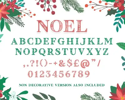 Noel Decorative Font