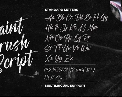 Paint Brush Script - Logo Font