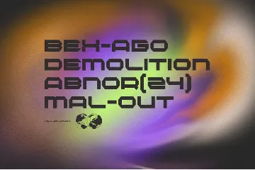 BEXAGO - Futuristic Cyberpunk Tech Display Font