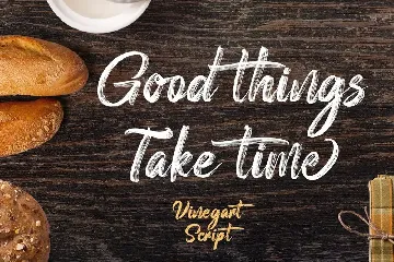 Vinegart - Handwritten Font