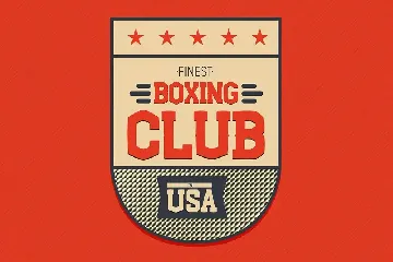 Boxing - Slab Serif Font